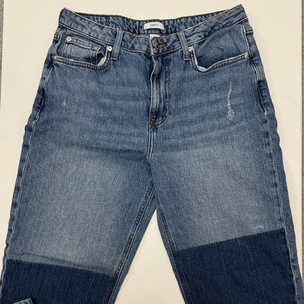 F21 Midrise Straight Leg Jeans size 28 - Picture 2 of 9